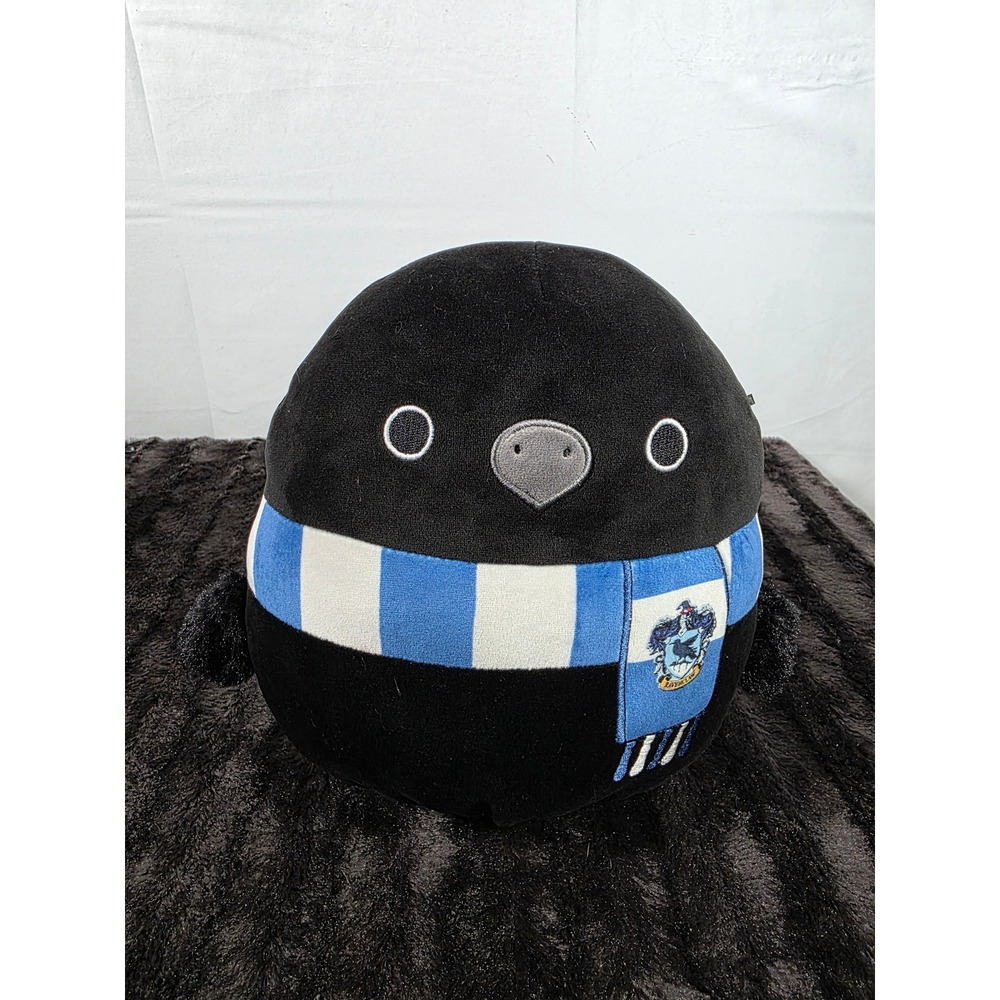 Squishmallows Harry Potter Ravenclaw Raven Plush Black Bird Scarf 8 Inch Toy